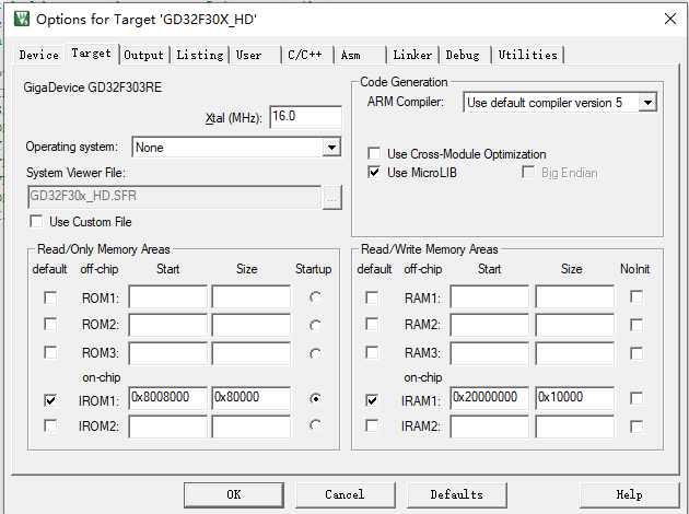 keil中GD32 MCU IAP中APP的存儲地址如何設(shè)置？ 